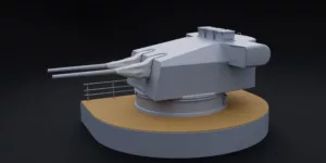 15 CM SK C/28 (Battleship Bismarck Bb II/Stb II Turret)