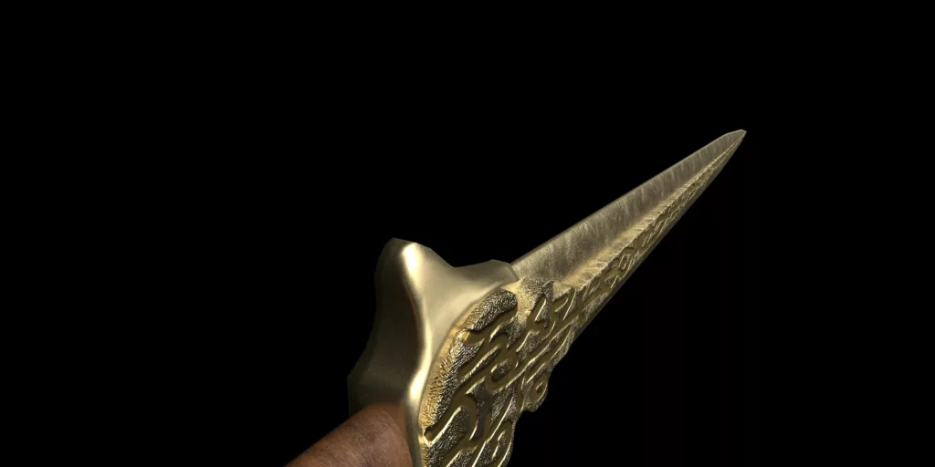 Mycenaean horned sword - Bronze Age